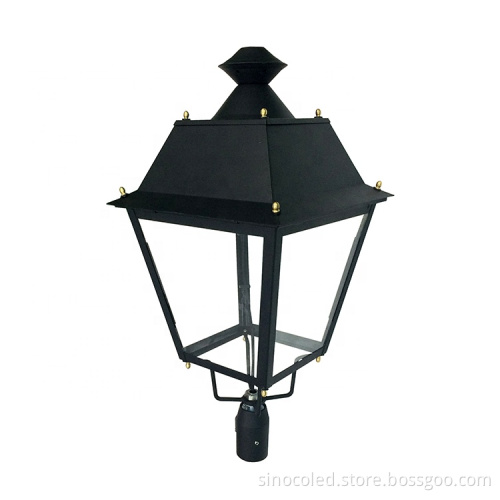 ENEC IP66 Waterproof Outdoor Post Top Photocell 30W Crown LED Garden & Park Lights